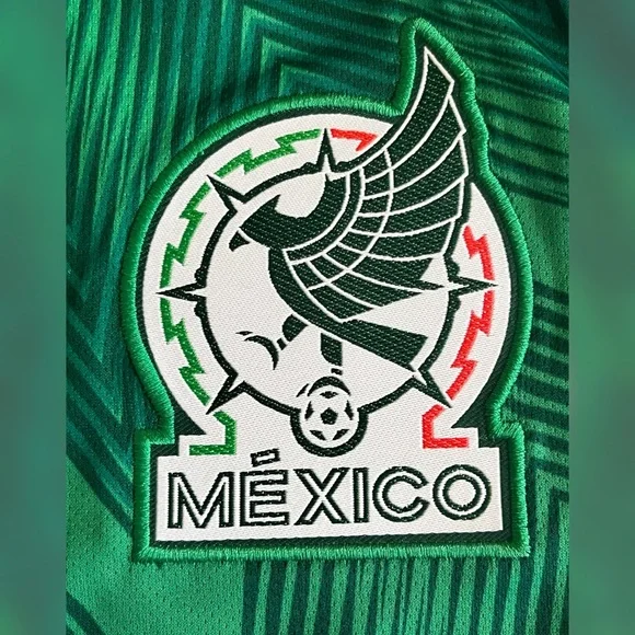 Adidas Men's FMF Mexico Soccer Team Home Jersey 22/23 Slim Fit -Size Medium